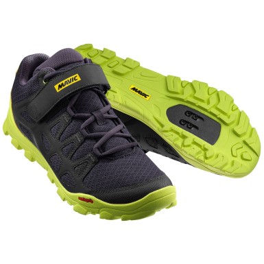 Zapatillas Crossride negras y amarillas - Talla 38 2/3
