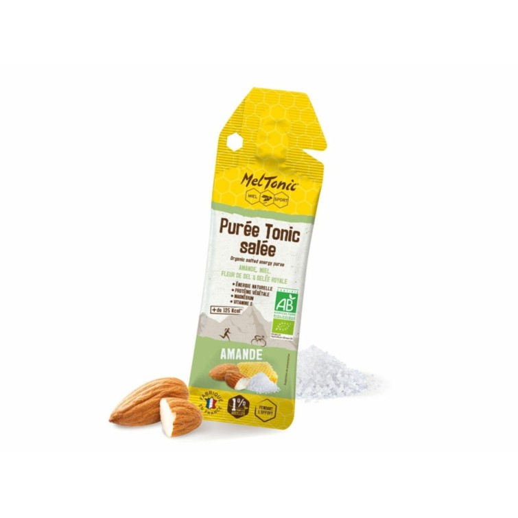 Puré salado ecológico sabor almendra y flor de sal