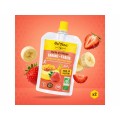 Crema proteica ecológica sabor plátano y fresa