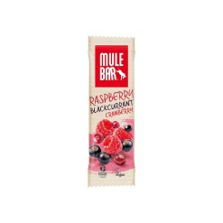 Mulebar Barre énergétique Cassis, Cranberries, Framboise - Purebike