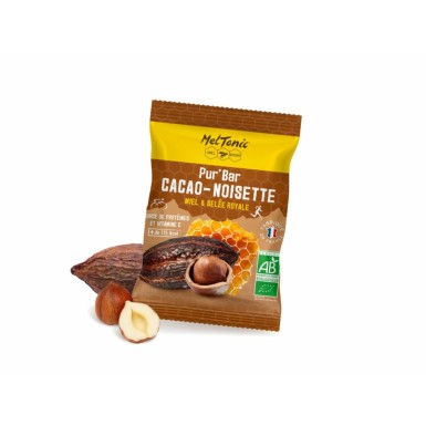 Barrita energética Pur'Bar Bio sabor cacao y avellana