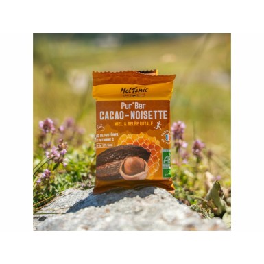 Barrita energética Pur'Bar Bio sabor cacao y avellana