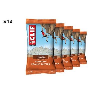 Caja de 12 barritas energéticas sabor mantequilla de cacahuete