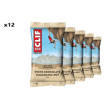 Caja de 12 barritas energéticas sabor chocolate blanco