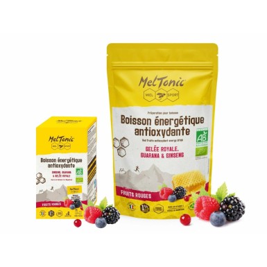 Boisson Energétique Antioxydante Bio saveur Fruits rouges