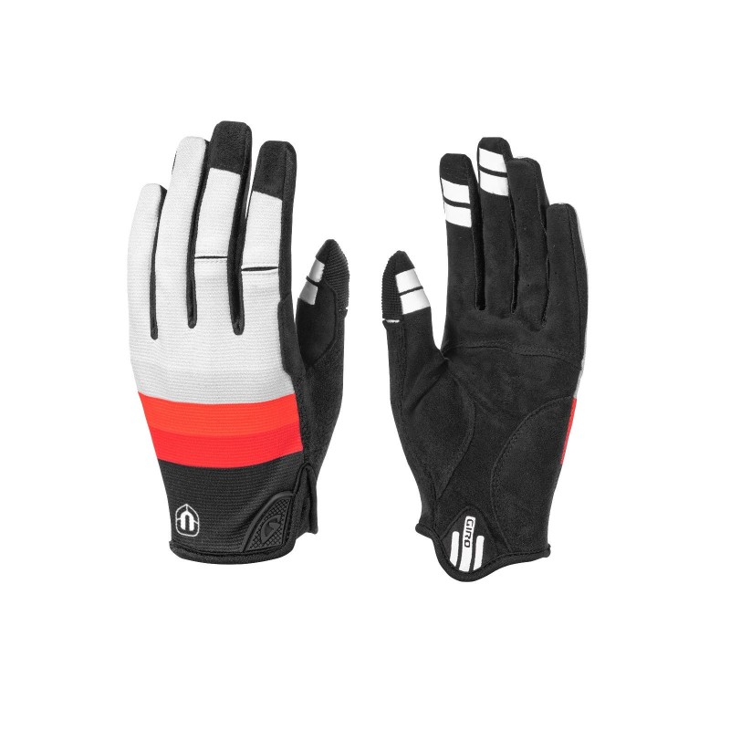 DND Gloves, Red/Gray - Size M