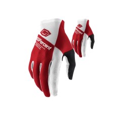 Guantes Celium plateados y rojos - talla S
