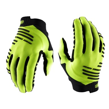 Gants R-Core Fluo Yellow - Taille L - Purebike