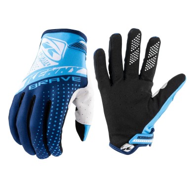 Kenny Gants Brave Bleu pour VTT - Purebike