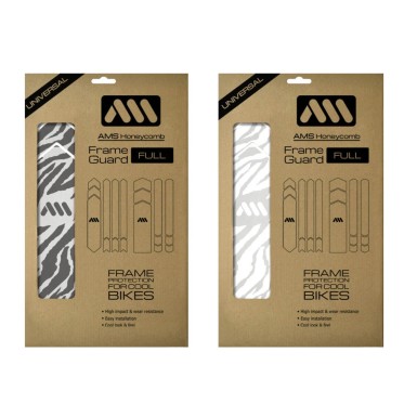 All Mountain Style Kit protections de cadre Full 18 pièces - Zebra - Purebike