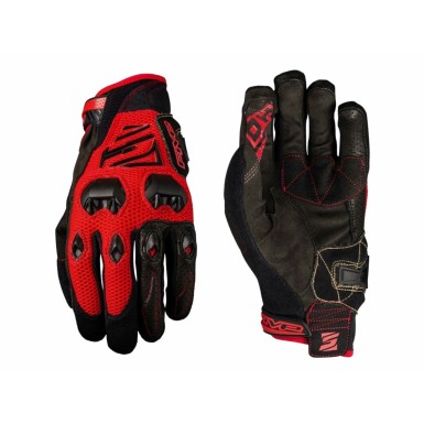 Guantes DH Negro/Rojo