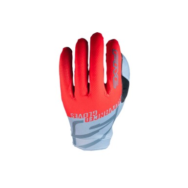 Guantes XR-LITE infantiles - SPLIT ROJO FLÚOR/GRIS