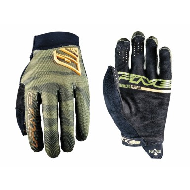 XR-Pro Gloves Khaki Blue/Fluorescent Orange