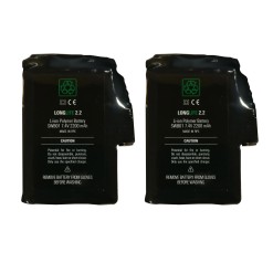 Batteries rechargeables 2200 mah pour gants E-Glove 2 (x2)