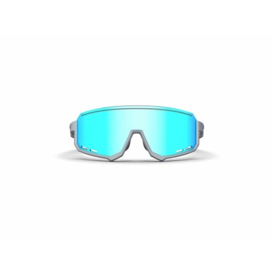 Magicshine Lunettes Sprinter Photochromic SP001CB Gris/Noir - Ecran Bleu Miroir - Purebike