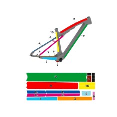 Universal Frame Protection Kit - Cross-Country and Hardtail