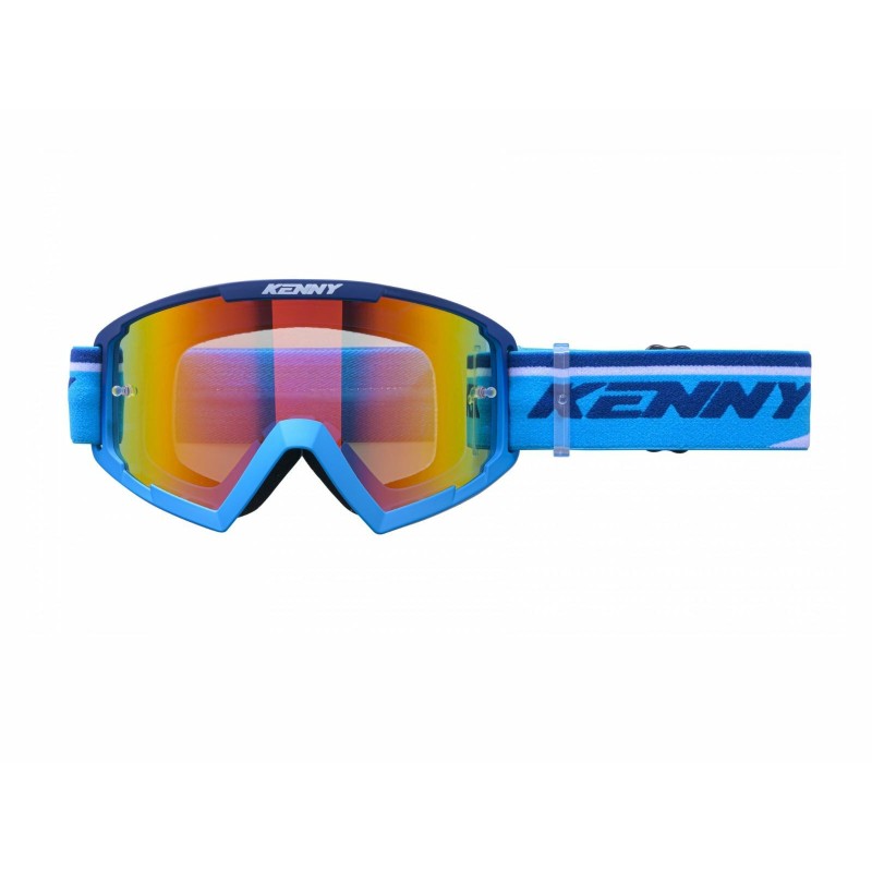 Track + Goggles Navy Blue - Red Lens