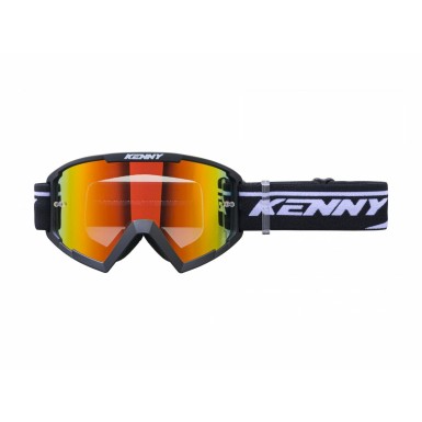 Kenny Masque Track + Noir - Ecran Rouge - Purebike