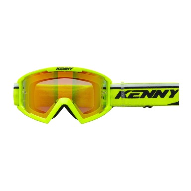 Masque Track + Enfant Neon Yellow - Ecran Rouge