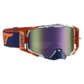 Masque Velocity 6.5 Iriz - Orange/Bleu Marine - Ecran violet