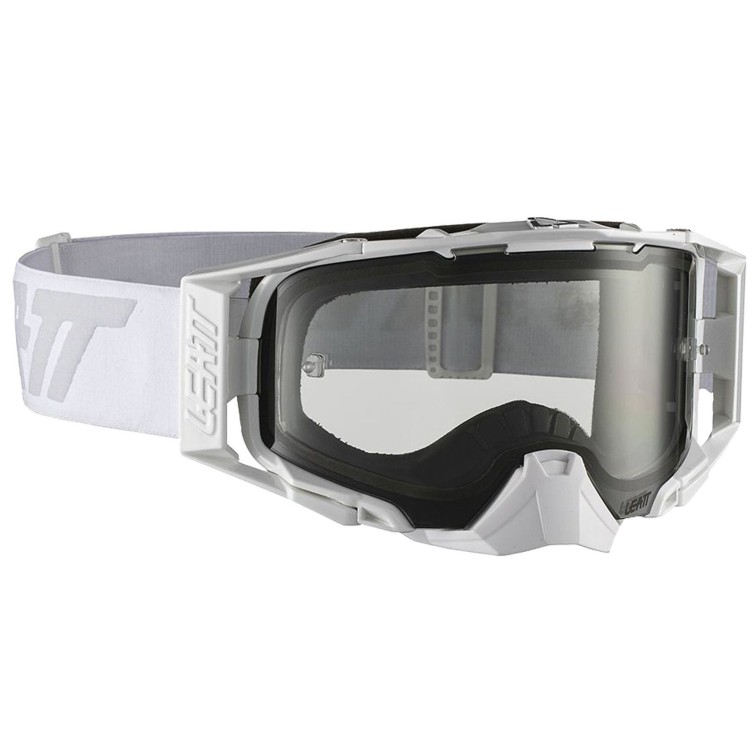 Masque Velocity 6.5 - Blanc/Gris - Ecran gris clair