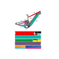 Kit de protections de cadre Universal - E-Bike