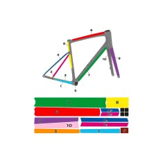 Kit de protections de cadre Universal - Gravel / Route