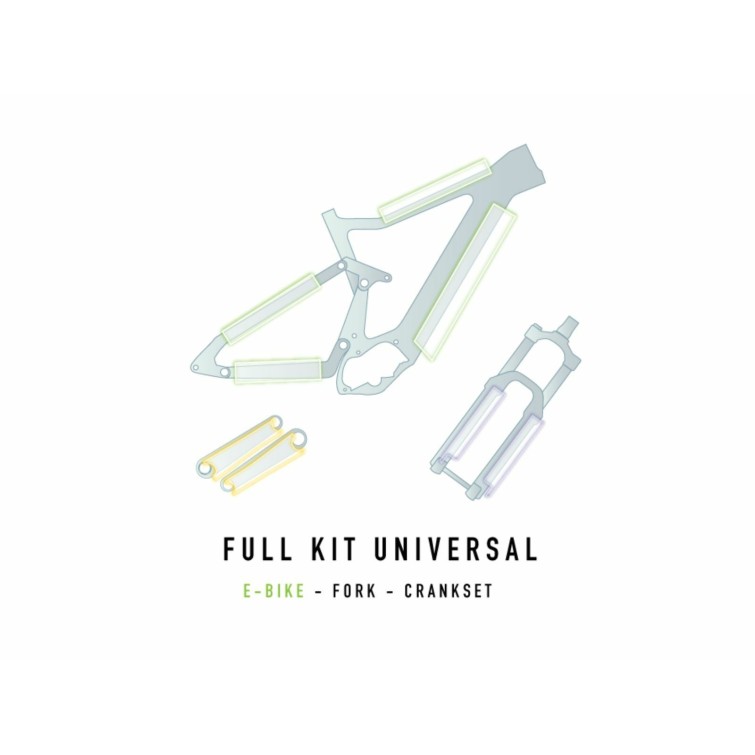 Kit de protection universel e-Bike - Cadre, Fourche et Pédalier