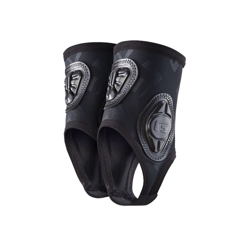Par de protectores de tobillo Negro Logo