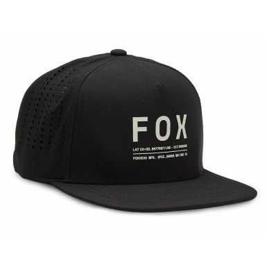 Fox Casquette Non Stop Tech Snapback - Noir - Purebike