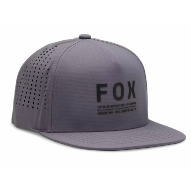 Fox Casquette Non Stop Tech Snapback - Steel Grey - Purebike