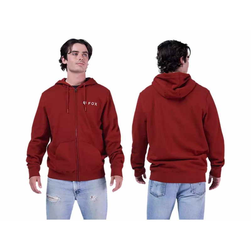 Sudadera con capucha y cremallera Absolute - Rust