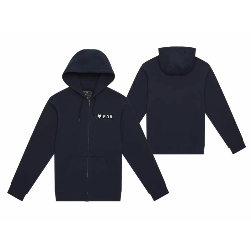 Sudadera con capucha y cremallera Absolute - Azul noche