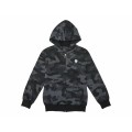 Sudadera infantil con capucha y cremallera Fox Head - Camuflaje negro