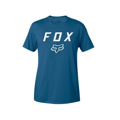 Fox Tee Shirt Legacy Bleu - Purebike