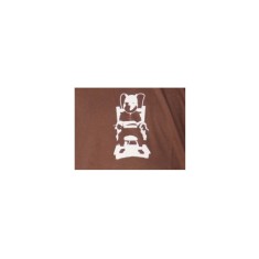Camiseta Couloir de l'Amour color chocolate