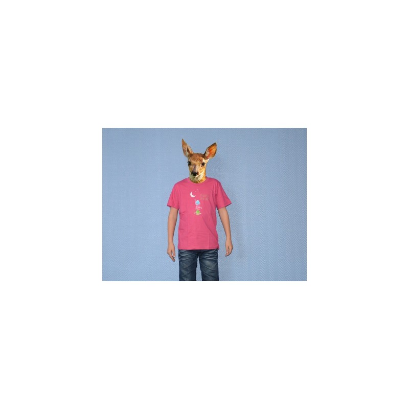 Camiseta Décroche la Lune rosa
