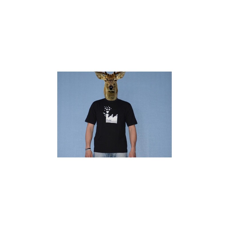 Camiseta Natural Factory negra