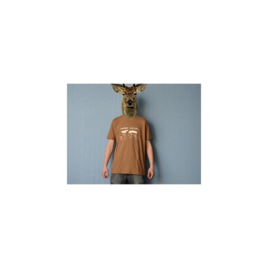 Camiseta Trash Level color chocolate