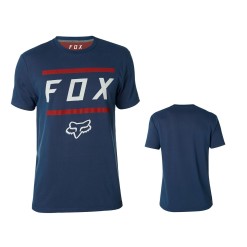 Camiseta Listless Airline de manga corta - Azul y rojo - S