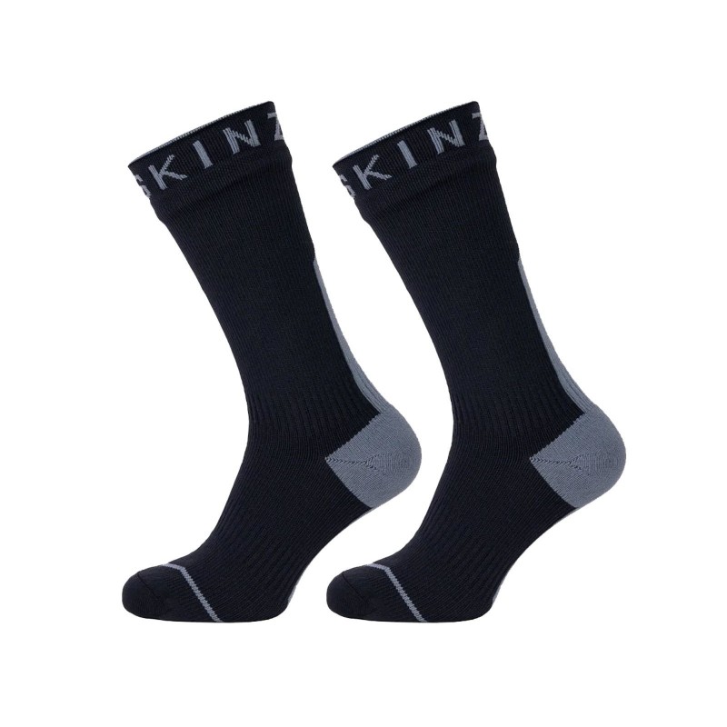 Calcetines de media caña impermeables Hydrostop para todas las estaciones - Negro/Gris