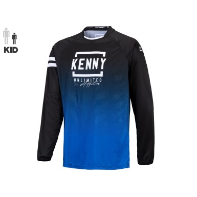 Kids' Elite Jersey Blue Black
