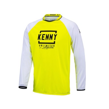 Defiant Jersey White Neon Yellow