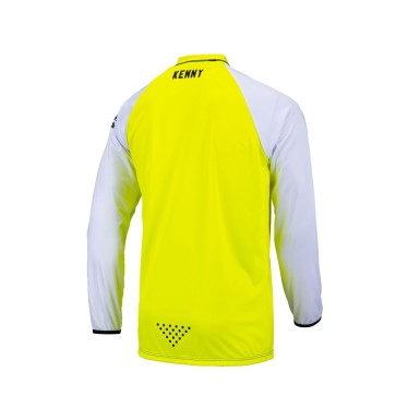 Defiant Jersey White Neon Yellow