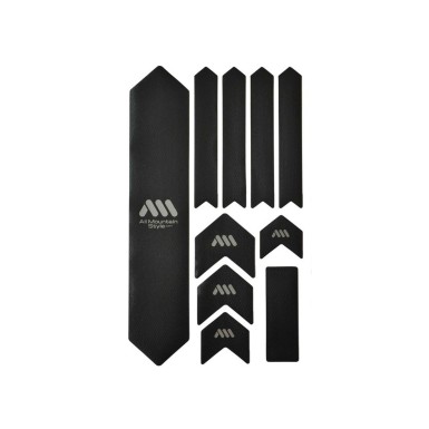 Kit de protección de cuadro Extra de 10 piezas - Negro