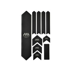 Kit de protección de cuadro Extra de 10 piezas - Negro