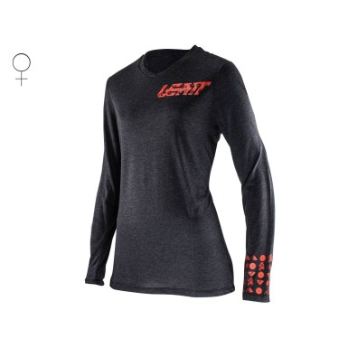 Maillot MTB Gravity 2.0 para mujer Negro