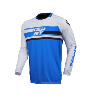 Maillot Defiant azul y blanco - Talla S