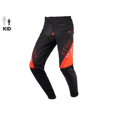 Kenny Pantalon Prolight Enfant Black Orange - Purebike
