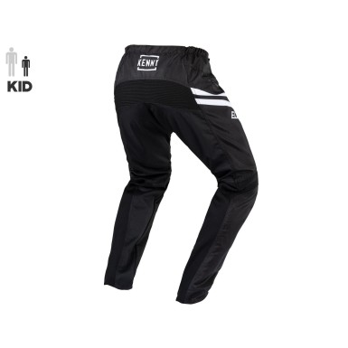 Kenny Pantalon Elite Enfant White Black - Purebike